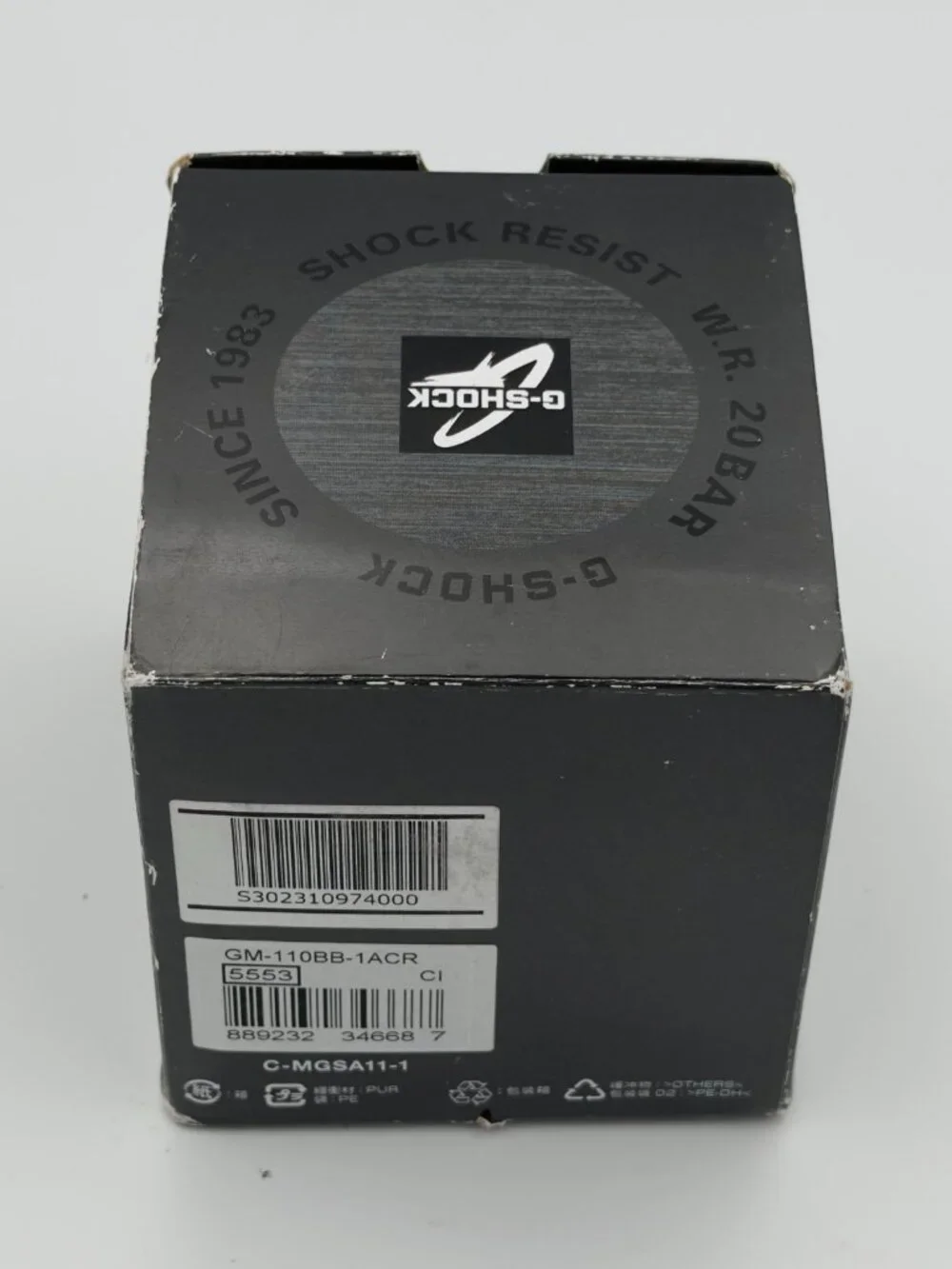 Casio G-Shock GM-110BB-1A Black Metal Watch